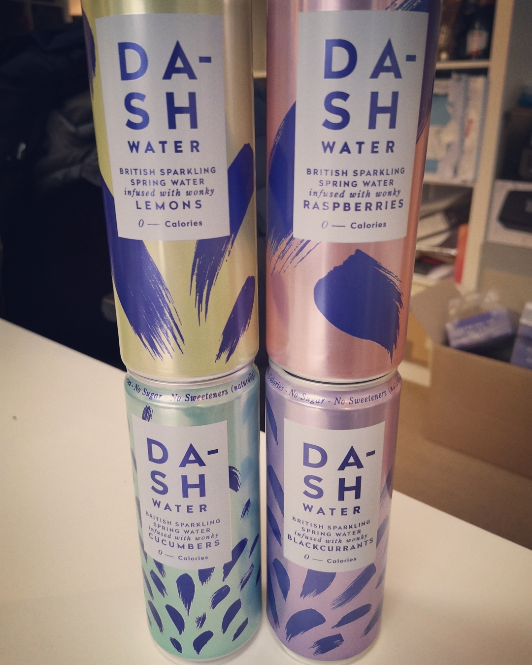 With no sugar or artificial sweeteners, all four @dashdrinks flavours are lined up to drink!

#ripdietdrinks #drinkdash