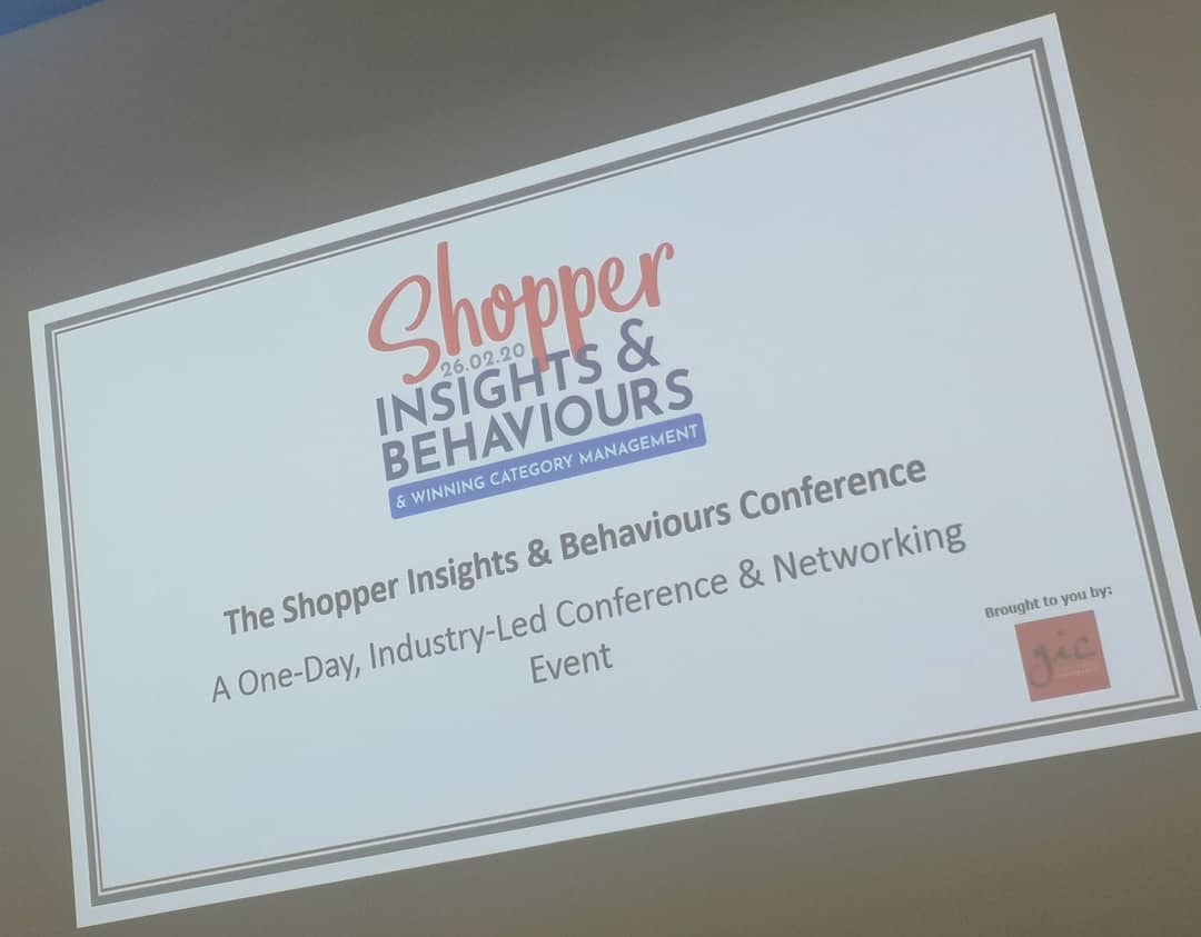 It’s proving an insightful day. Hearing the latest on Shopper Marketing and In-store behaviour from some great leading brands and retailers

#instoremarketing #shoppermarketing